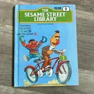 💚 Vintage Sesame Street Hardcover Children’s Book